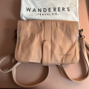 Wanders Travel co Notting Hill crossbody/ clutch - Blush